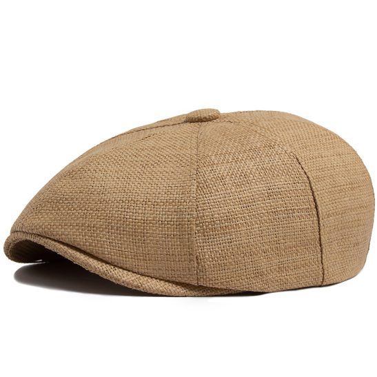 Weaving newsboy cap
